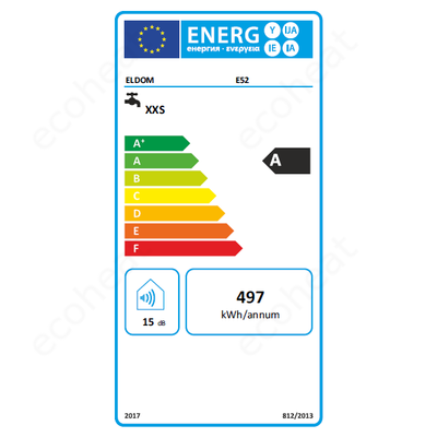 ELDOM E52 konyhai elektromos átfolyós vízmelegítő egykaros csapteleppel (5 kW)
