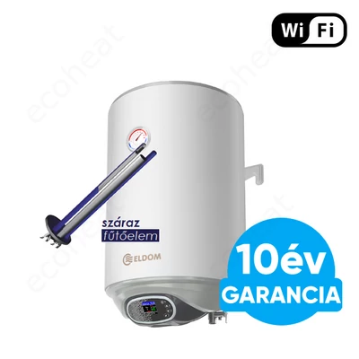 Kép 1/6 - ELDOM Eureka SD-30 Smart WiFi - csökkentett szervizigényű elektromos vízmelegítő (30 liter / 1,6 kW / 387 mm Ø)