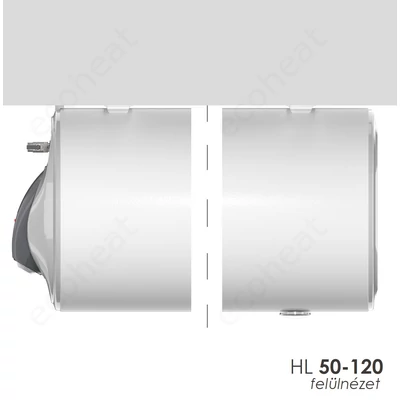 Kép 4/5 - ELDOM Favourite 50 HL vízszintes elektromos vízmelegítő (2 kW - Ø 387 mm - 50 liter - balos)