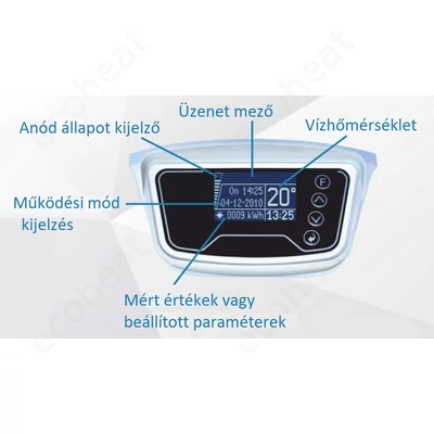 Kép 6/8 - ELDOM Favourite 120 Smart - elektromos vízmelegítő (120 liter - 3 kW - 462 mm Ø)