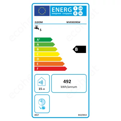 Kép 6/6 - ELDOM Favourite 30 Smart WiFi - energiacímke