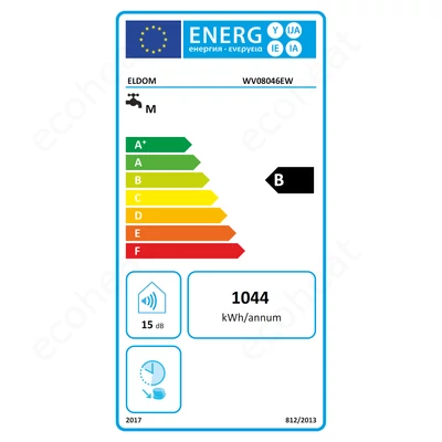 Kép 6/6 - ELDOM Favourite 80 Smart WiFi - energiacímke
