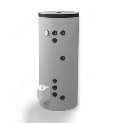 Kép 2/5 - ELDOM Green Line S21 200 álló indirekt HMV tartály (200 liter / 2 párhuzamos hőcserélő / 3 kW elektromos fűtőbetét)