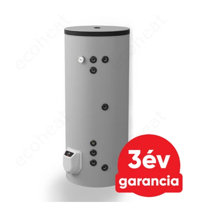 Kép 1/3 - ELDOM Green Line S21300 álló indirekt HMV tartály (300 liter / 2 párhuzamos hőcserélő / fűtőbetét nélkül)