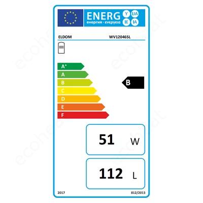 Kép 2/5 - ELDOM Green Line SL120 - energiacimke