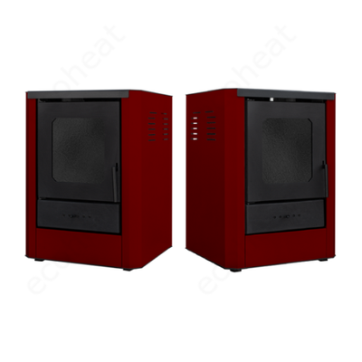 FALCON COMODO Central W18 vízteres fatüzelésű kályha (18 kW - bordó)