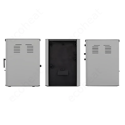 Kép 5/9 - Falcon RIMINI Comodo Central W18 vízteres fatüzelésű kályha (18 kW - szürke)
