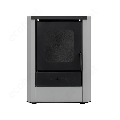 Kép 3/9 - Falcon RIMINI Comodo Central W18 vízteres fatüzelésű kályha (18 kW - szürke)