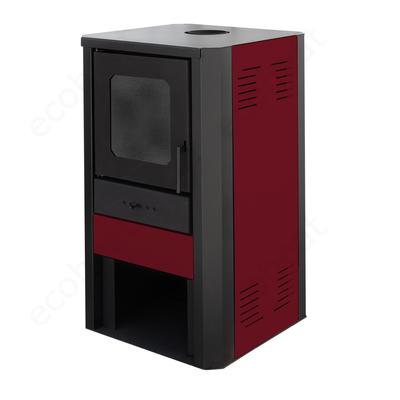 FALCON COMODO Central W27 vízteres fatüzelésű kályha (27 kW - bordó)