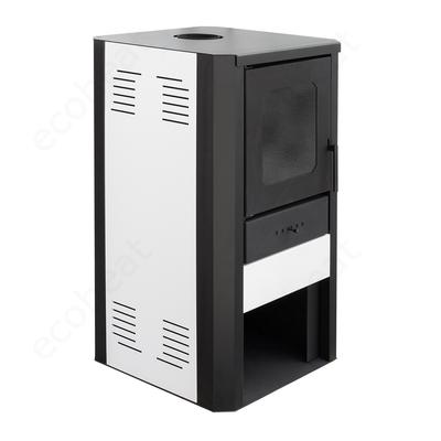 FALCON COMODO Central W27 vízteres fatüzelésű kályha (27 kW - bordó)