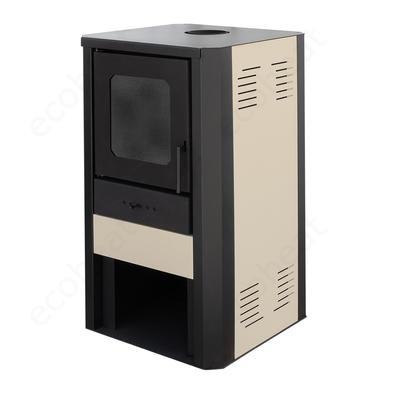 FALCON COMODO Central W27 vízteres fatüzelésű kályha (27 kW - bordó)