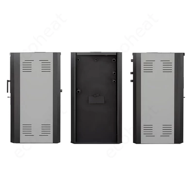 Kép 7/11 - Falcon MONZA Comodo Central W27 vízteres fatüzelésű kályha  (27 kW - szürke)