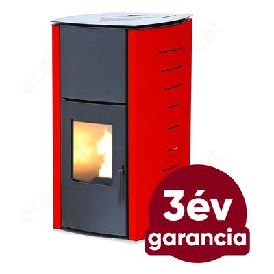 FALCON COMODO CENTRAL P18 vízteres pellet kályha (Piros)