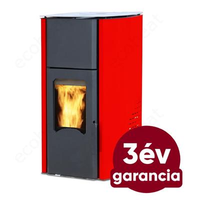 FALCON COMODO CENTRAL P25 vízteres pellet kályha (Piros)