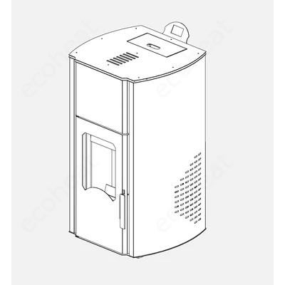 Kép 2/14 - FALCON COMODO CENTRAL P25 - FEHÉR
