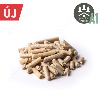 Kép 1/2 - Prémium minőségű A1 fenyőfa pellet raklapos kiszerelésben (1050 kg)