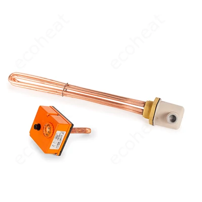 Kép 1/4 - Elektromos fűtőbetét szett vezérléssel 6/4&quot; (6 kW)