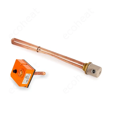 Kép 1/4 - Elektromos fűtőbetét szett vezérléssel 6/4&quot; (6 kW)