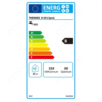 Kép 2/7 - THERMEX HIT PRO - H10 U - energiacímke
