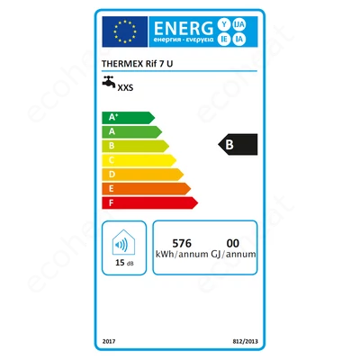 Kép 3/9 - Thermex RIF 7 U - energiacímke