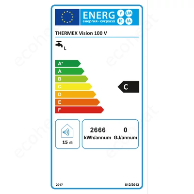 Kép 2/5 - THERMEX VISION 100 - energiacímke