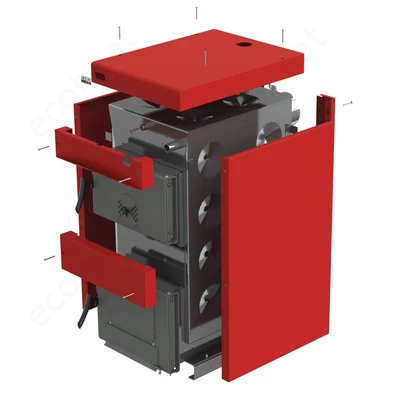 Kép 7/18 - Burnit WBS vegyes tüzelésű kazántest burkolati elemek