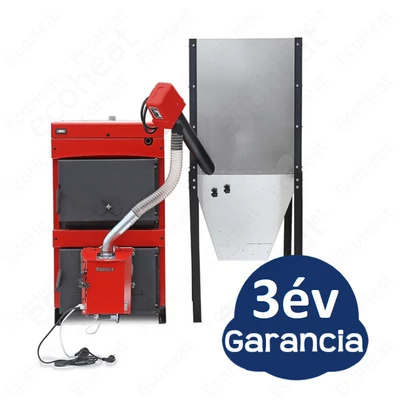 Kép 1/18 - BURNIT WBS vegyes tüzelésű kazán + Pell 30 pellet égőfejből pellet kazán 