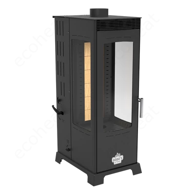 Kép 2/11 - BABA'S Stove FLAME Plus FAN 12 fa- és pellet tüzelésű, hibrid kályha ventilátorral (6-12 kW - acéllemez)