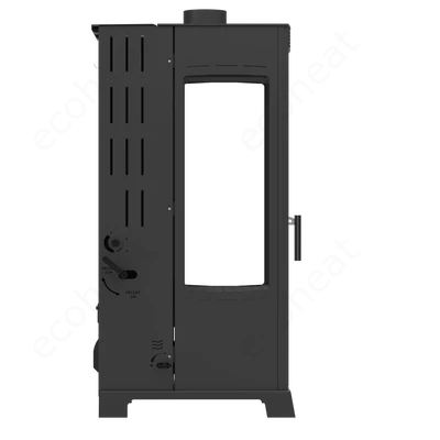 Kép 6/11 - BABA'S Stove FLAME Plus FAN 12 fa- és pellet tüzelésű, hibrid kályha ventilátorral (6-12 kW - acéllemez)