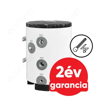 Kép 1/9 - FALCON HPB 50 INOX hűtési és fűtési puffer tartály 3 kw-os fűtőbetéttel hőszivattyúhoz (50 liter)