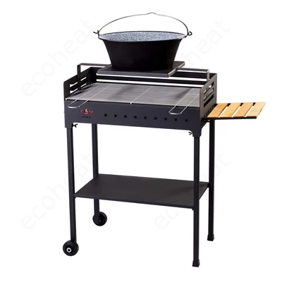 Kép 2/9 - MSS Premium FM R Grill grillsütő állvány üsttartóval (67 x 40 cm)