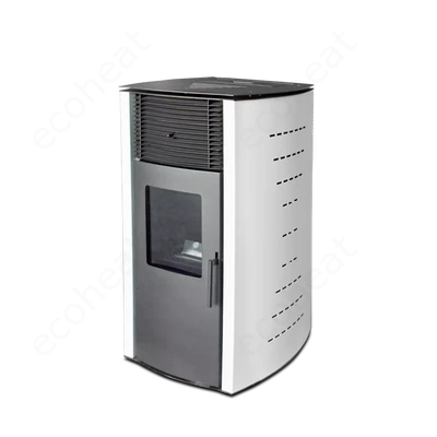 Kép 3/11 - WENTOREX Milano PS-D 10 meleg levegős pellet kályha (10 kW / fehér)