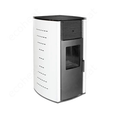 Kép 6/11 - WENTOREX Milano PS-D 10 meleg levegős pellet kályha (10 kW / fehér)