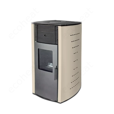 Kép 3/11 - WENTOREX Milano PS-D 10 meleg levegős pellet kályha (10 kW / krém)
