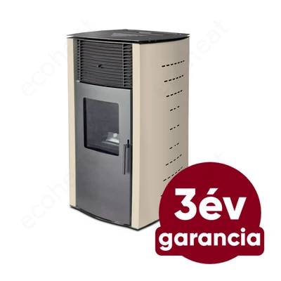 Kép 1/11 - WENTOREX Milano PS-D 10 meleg levegős pellet kályha (10 kW / krém)