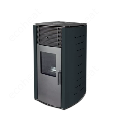 Kép 3/11 - WENTOREX Milano PS-D 10 meleg levegős pellet kályha (10 kW / szürke)