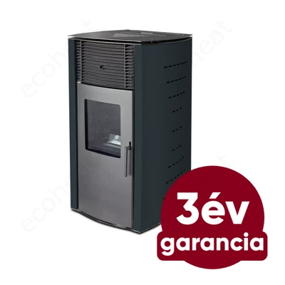 Kép 1/11 - WENTOREX Milano PS-D 10 meleg levegős pellet kályha (10 kW / szürke)