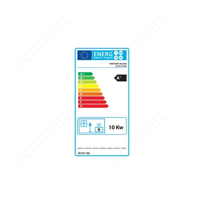 Kép 4/11 - WENTOREX Milano PS-D 10 meleg levegős pellet kályha (10 kW / krém)
