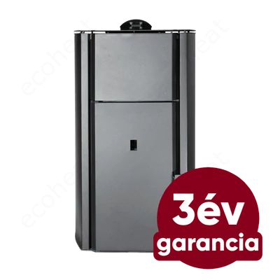 Kép 1/10 - Wentorex PB-Central vízteres pellet kazán (35 kW / fekete)