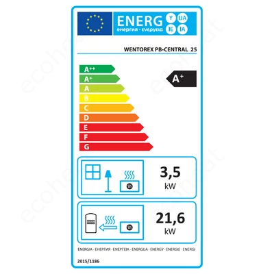 Kép 10/10 - Wentorex PB-Central pellet kazán (25 kW / fekete)