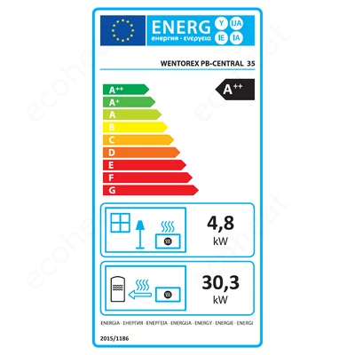 Kép 10/10 - Wentorex PB-Central pellet kazán (35 kW / fekete)