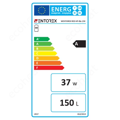 Kép 3/7 - WENTOREX Red HP-IBe 150 INOX hűtési és fűtési puffer tartály hőszivattyúhoz (150 liter / 3 kW)
