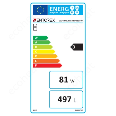 Kép 3/7 - WENTOREX Red HP-IBe 500 INOX hűtési és fűtési puffer tartály hőszivattyúhoz (500 liter / 3 kW)