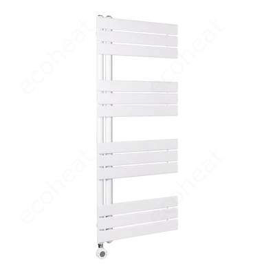 Kép 3/8 - WENTOREX Asymmetric Electric 700 Watt elektromos törölközőszárító radiátor (fehér - 500 mm)