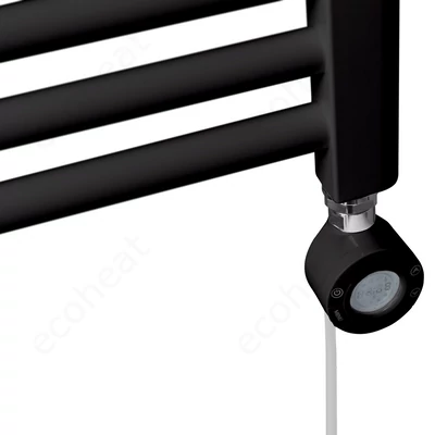 Kép 4/8 - WENTOREX Tolla Electric 700 Watt elektromos törölközőszárító radiátor (fekete - 500 mm)