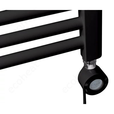 Kép 4/8 - WENTOREX Tolla Electric 700 Watt elektromos törölközőszárító radiátor (fekete - 500 mm)