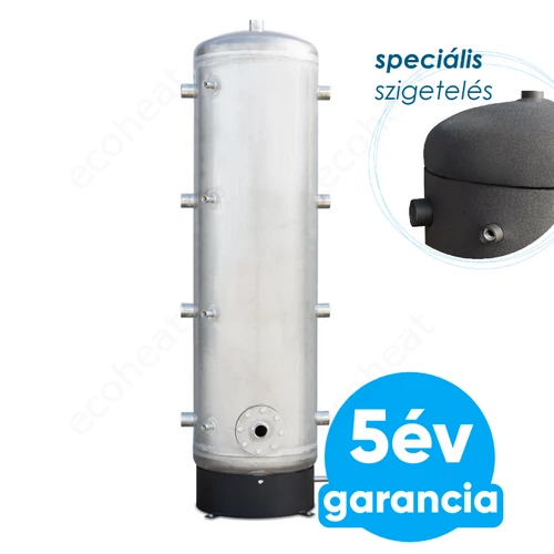 Centrometal HB 300 rozsdamentes INOX hűtési és fűtési puffer tartály