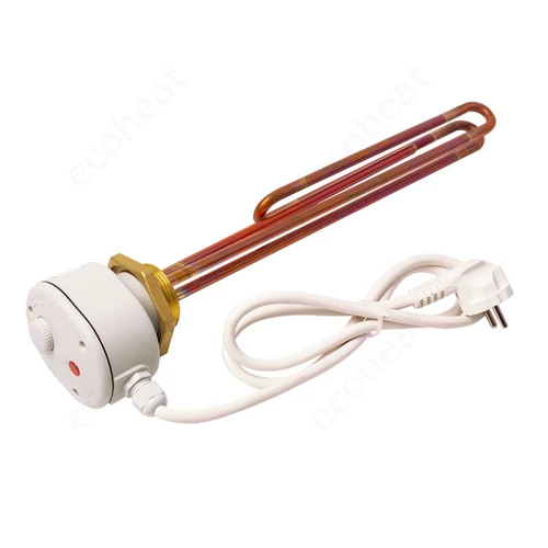UNIVAL elektromos fűtőbetét 3 kW - beépített termosztáttal (6/4" - galvanizált)