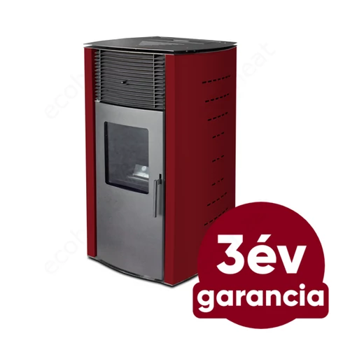WENTOREX Milano PS-D 10 meleg levegős pellet kályha (10 kW / bordó)