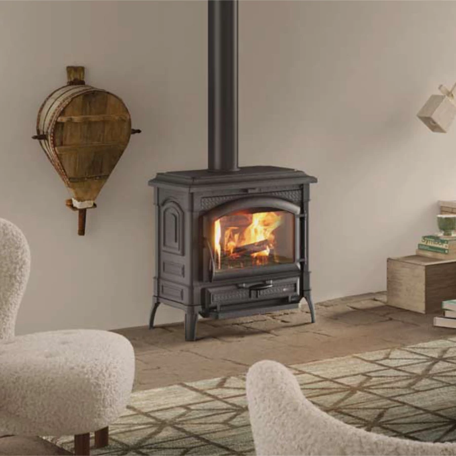 La Nordica TERMOISOTTA DSA vízteres öntöttvas fatüzelésű kályha (15 kW)